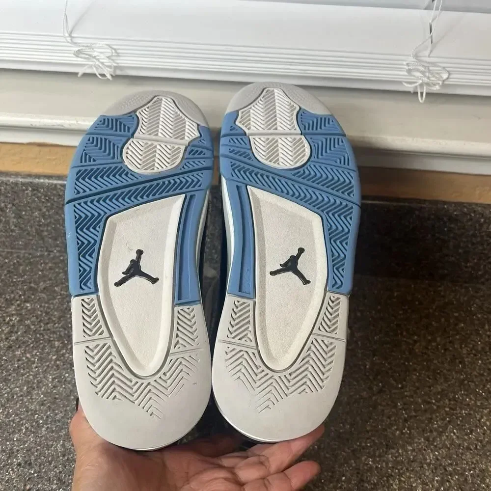 NIKE Air Jordan Dub Zero University of Blue White/Grey Sneaker 311046 114 Mens 8